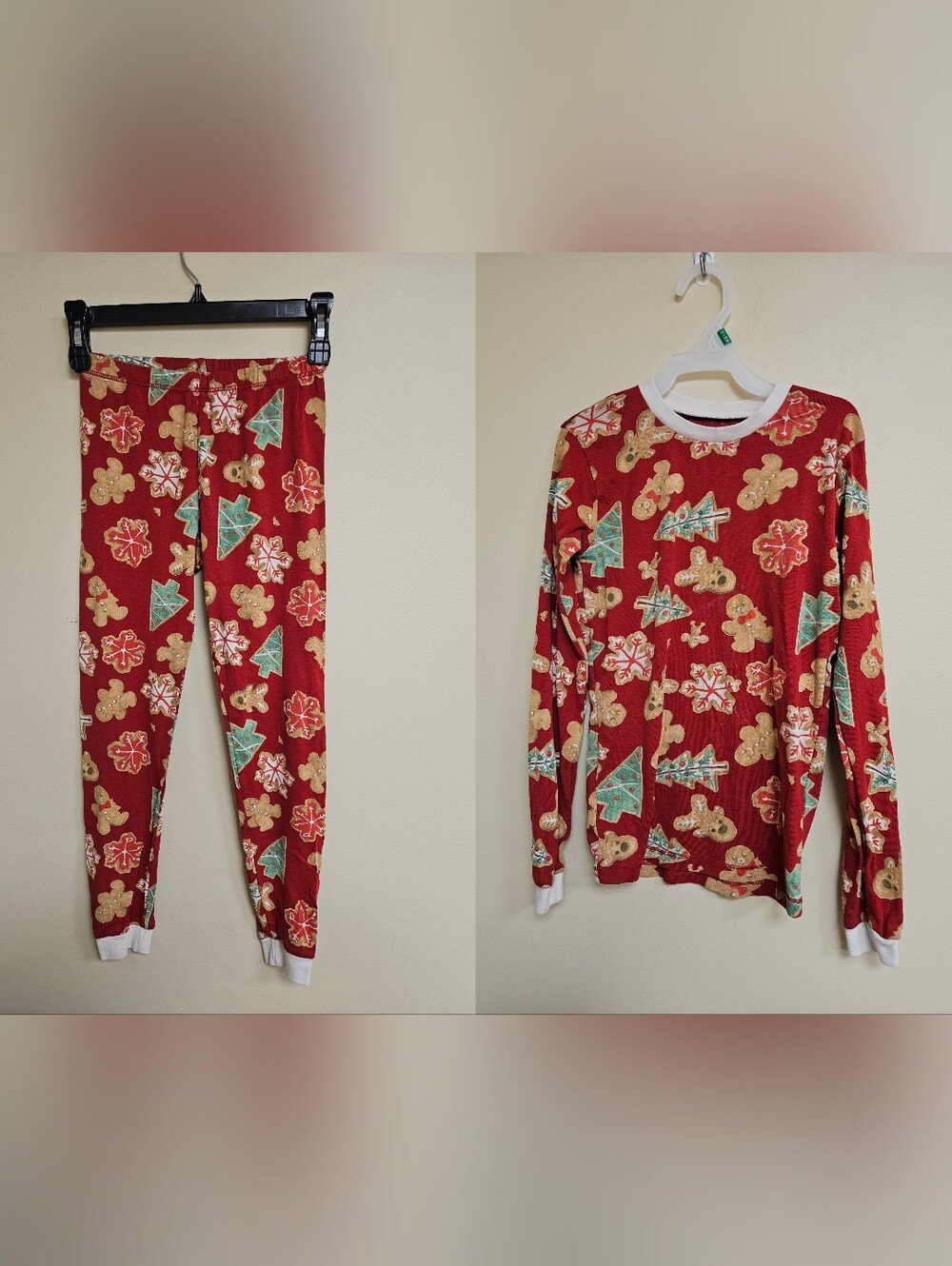 Burt’s Bees Gingerbread Bakes Christmas Matching Family Pajamas Organic Cotton